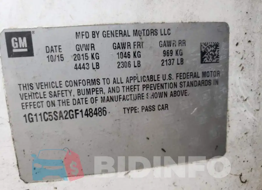 1G11C5SA2GF148486 Photo# 13