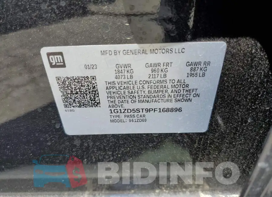1G1ZD5ST9PF168896 Photo# 12