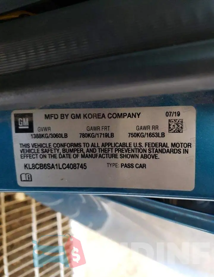 KL8CB6SA1LC408745 Photo# 12