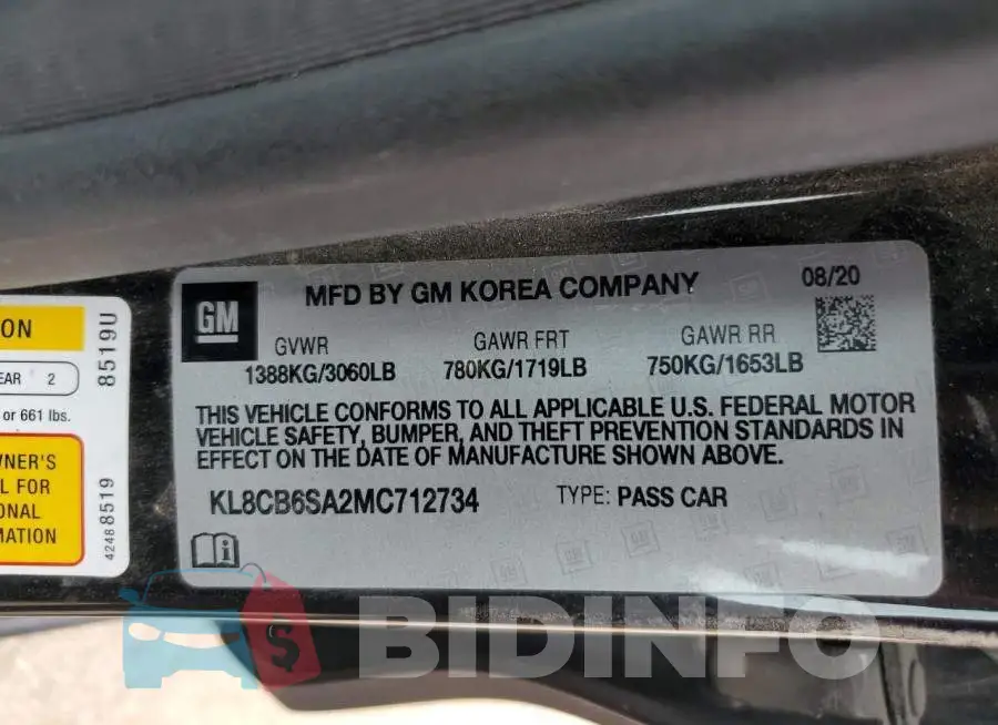 KL8CB6SA2MC712734 Photo# 12