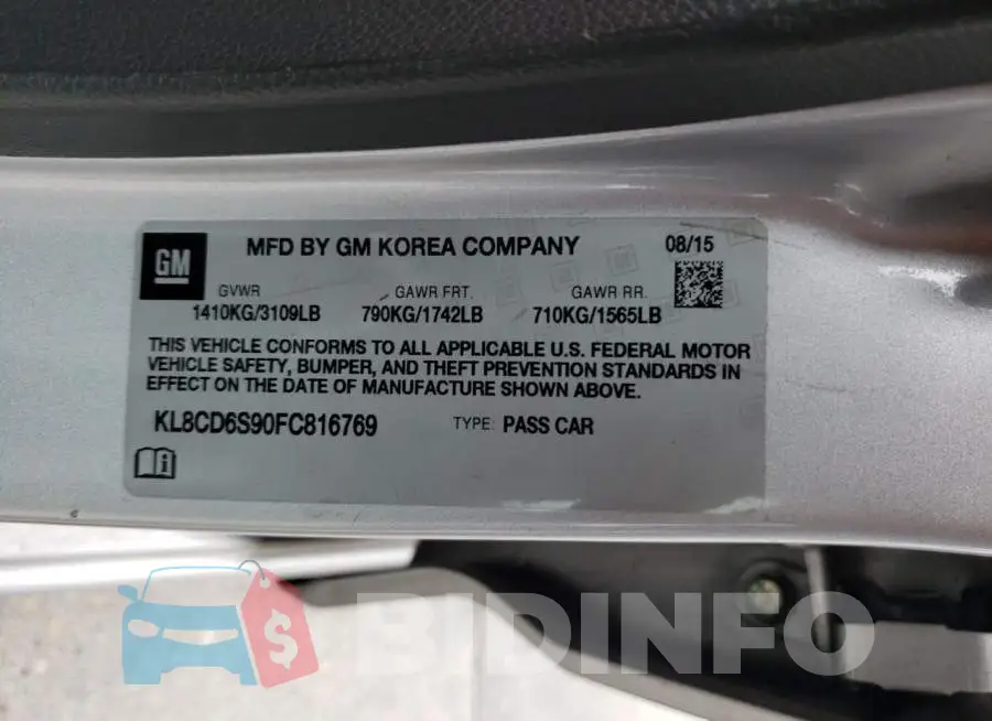KL8CD6S90FC816769 Photo# 12