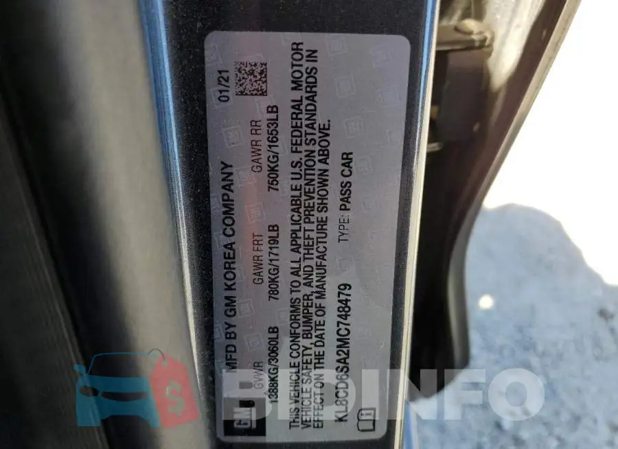 KL8CD6SA2MC748479 Photo# 13