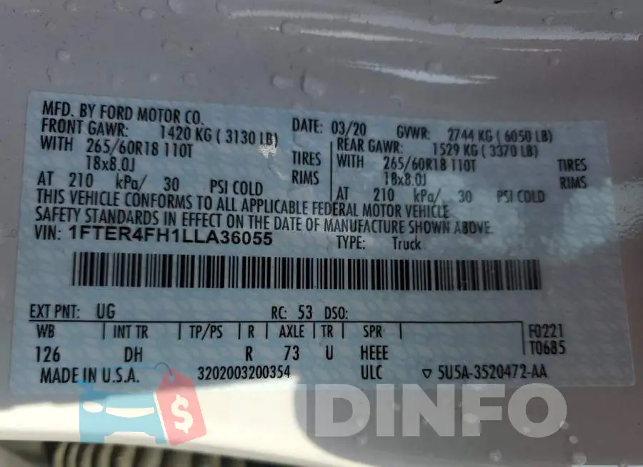 1FTER4FH1LLA36055 Photo# 12