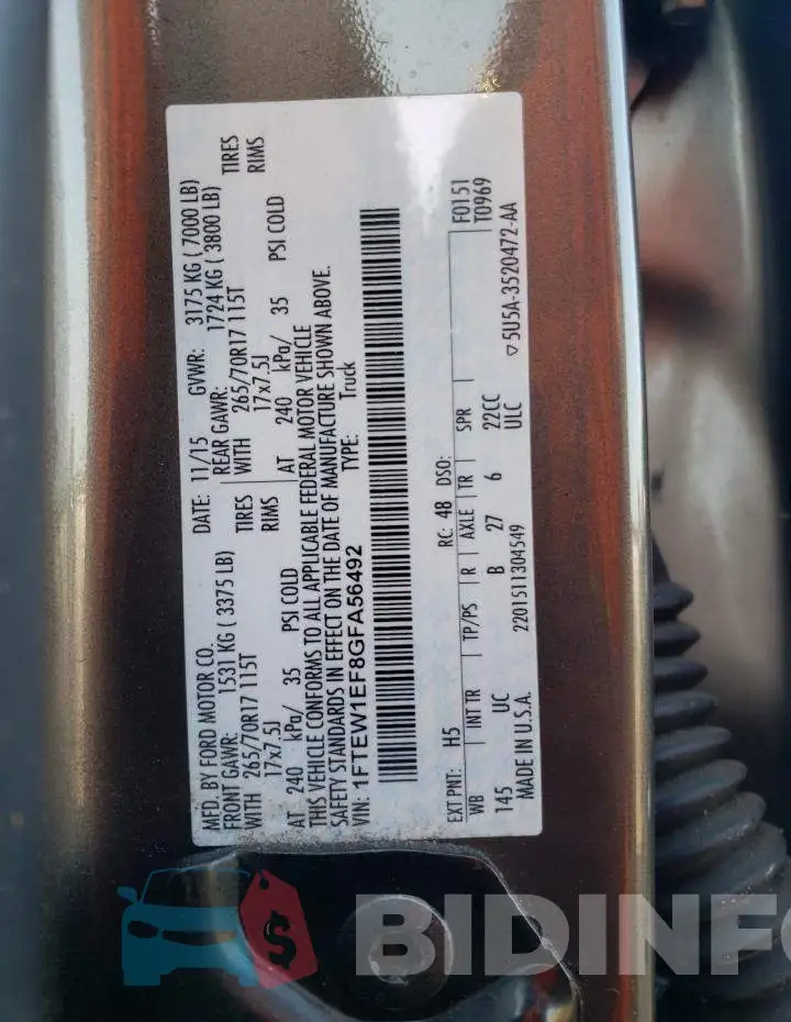1FTEW1EF8GFA56492 Photo# 12