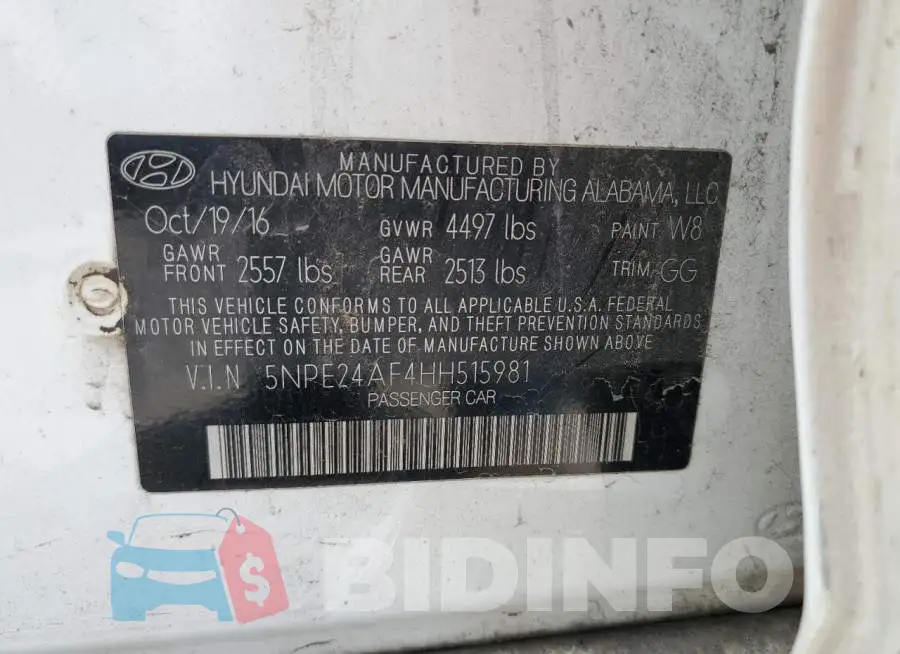 5NPE24AF4HH515981 Photo# 12