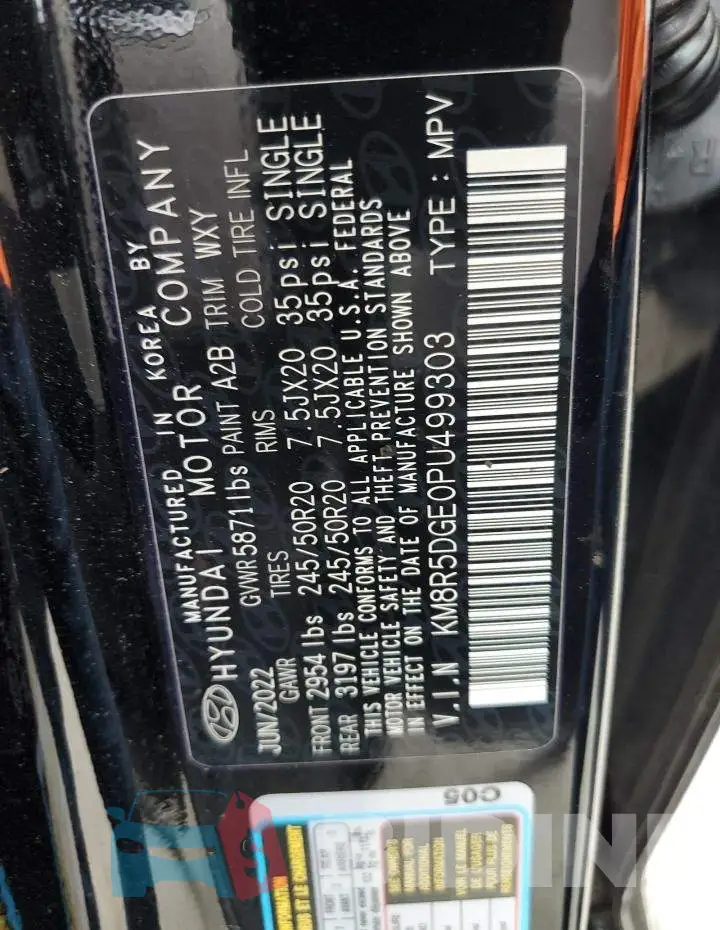 KM8R5DGE0PU499303 Photo# 14