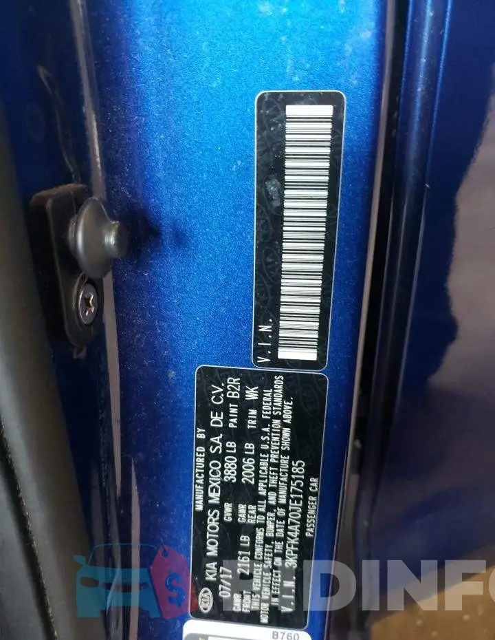 3KPFK4A70JE175185 Photo# 12