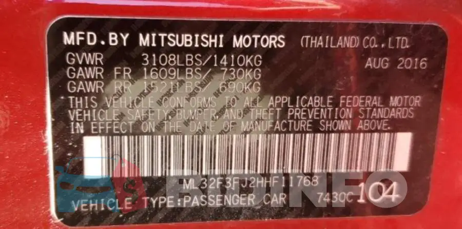 ML32F3FJ2HHF11768 Photo# 12