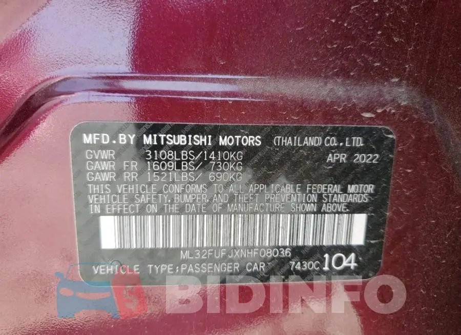 ML32FUFJXNHF08036 Photo# 13