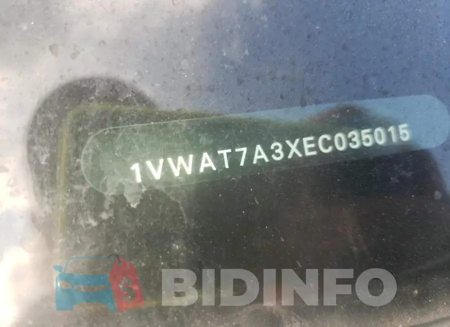 1VWAT7A3XEC035015 Photo# 12