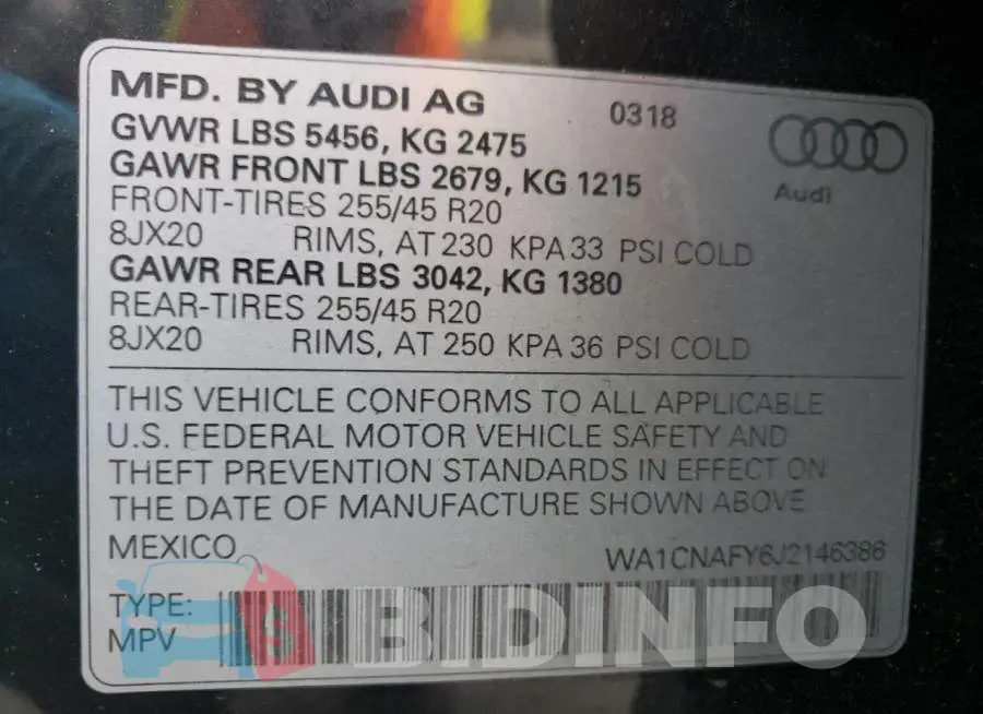 WA1CNAFY6J2146386 Photo# 12