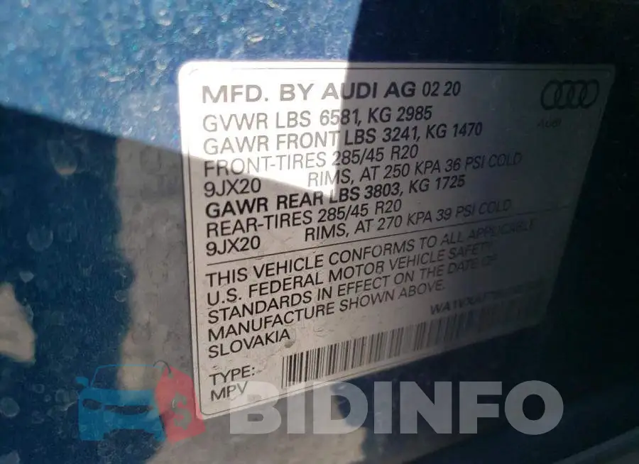 WA1VXAF75LD005231 Photo# 13