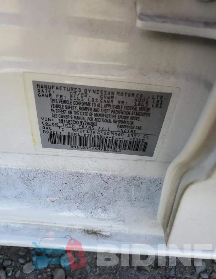 3N1AB8CVXNY284063 Photo# 12