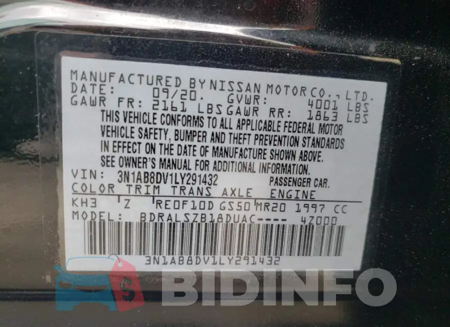 3N1AB8DV1LY291432 Photo# 12