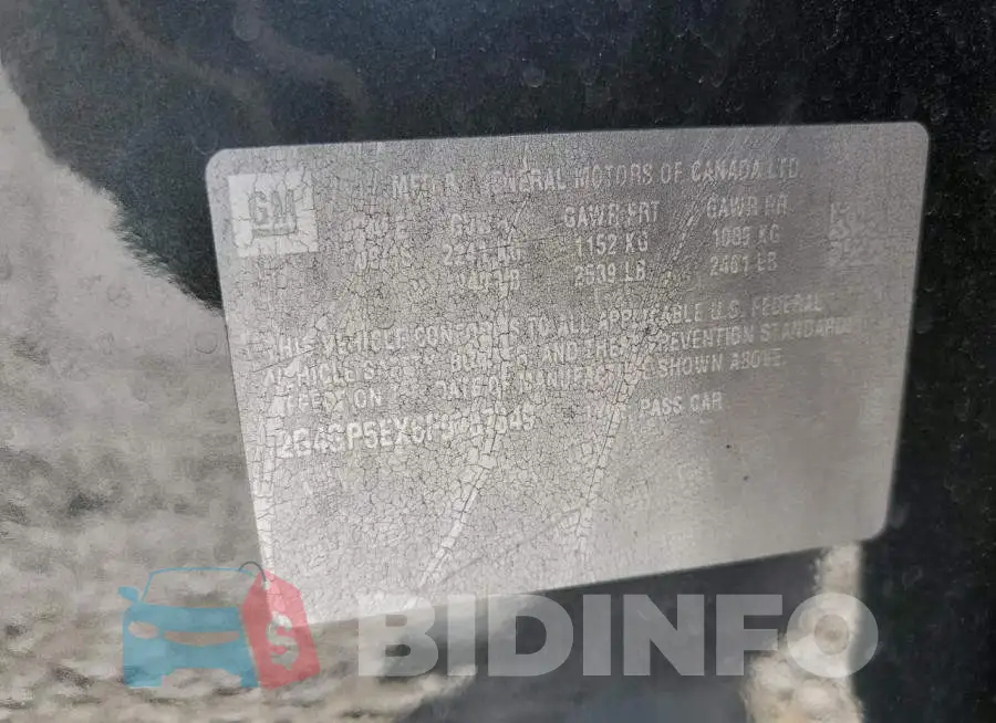 2G4GP5EX6F9287349 Photo# 13
