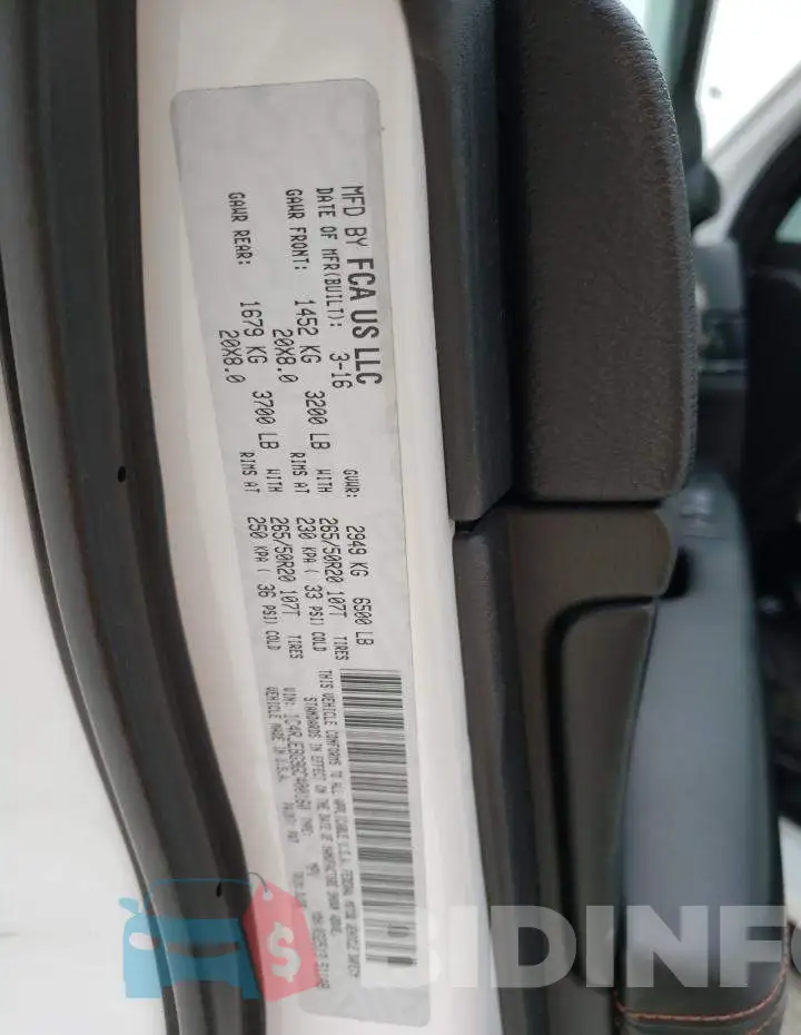 1C4RJEBG9GC400160 Photo# 13