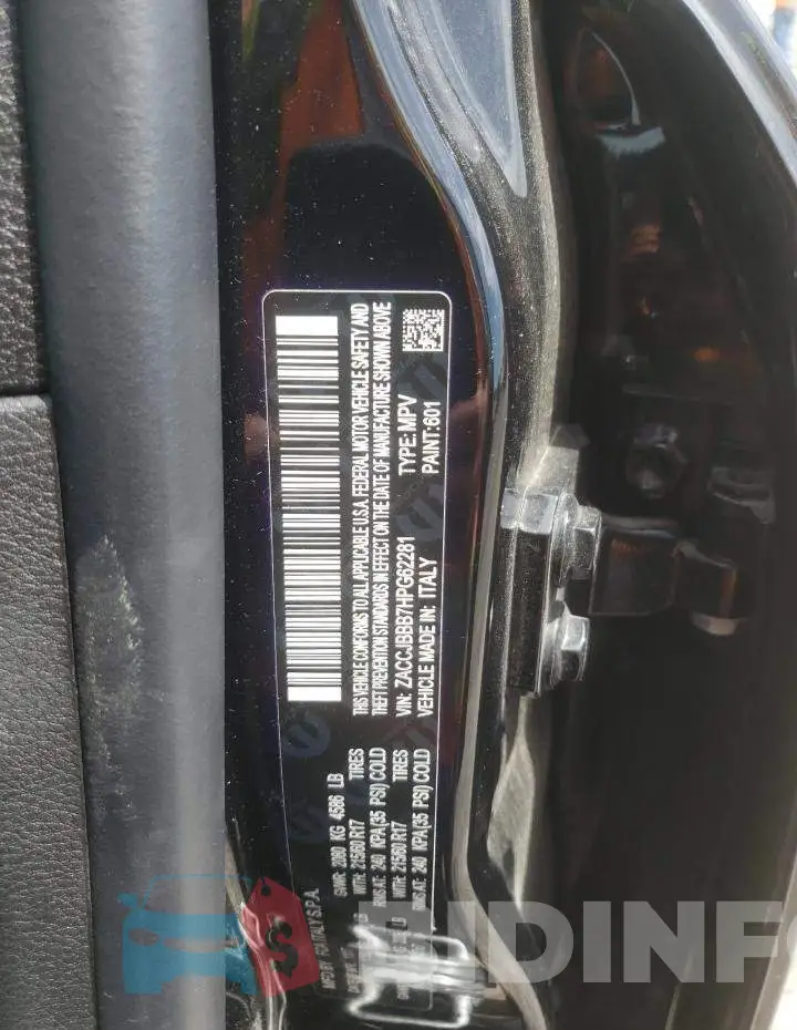 ZACCJBBB7HPG62281 Photo# 13