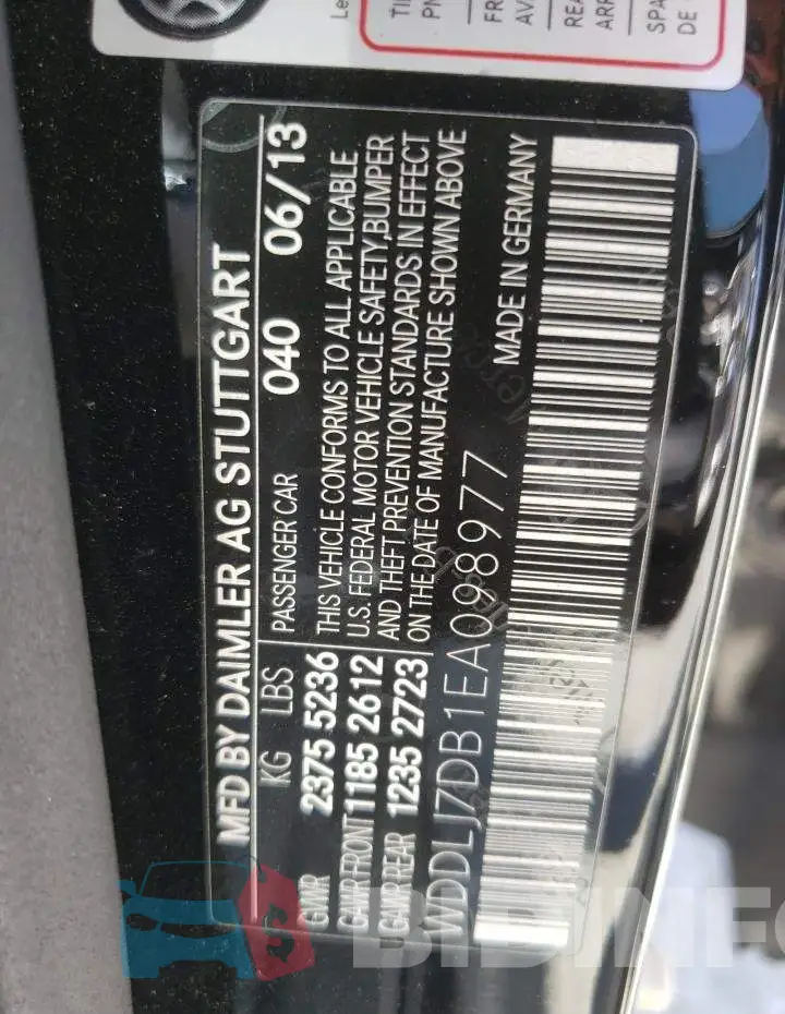 WDDLJ7DB1EA098977 Photo# 13
