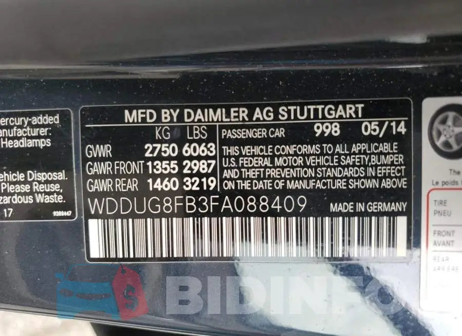 WDDUG8FB3FA088409 Photo# 12
