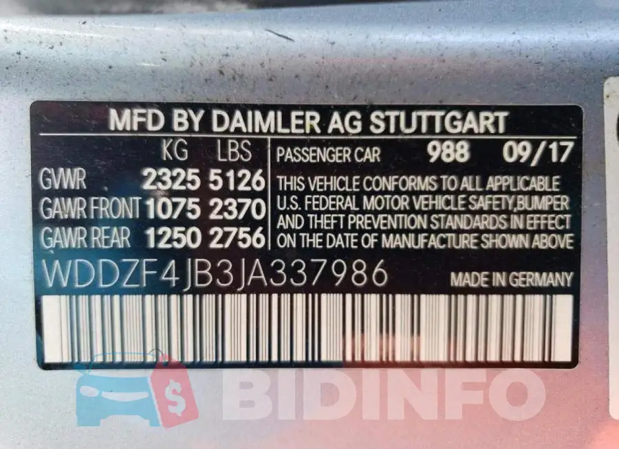 WDDZF4JB3JA337986 Photo# 12