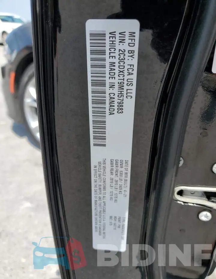 2C3CDXCT9MH579883 Photo# 12