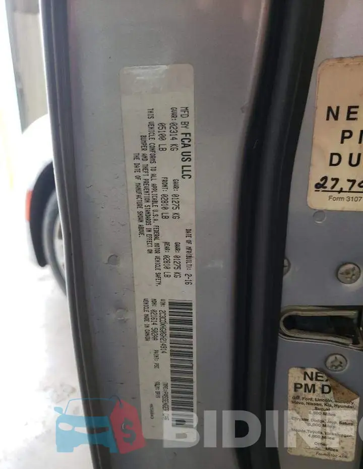 2C3CDXHG0GH214914 Photo# 12