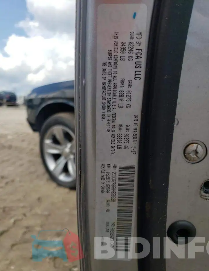 2C3CDZAG6HH659228 Photo# 12