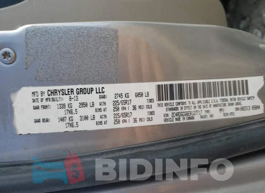 2C4RDGBG3HR856277 Photo# 13