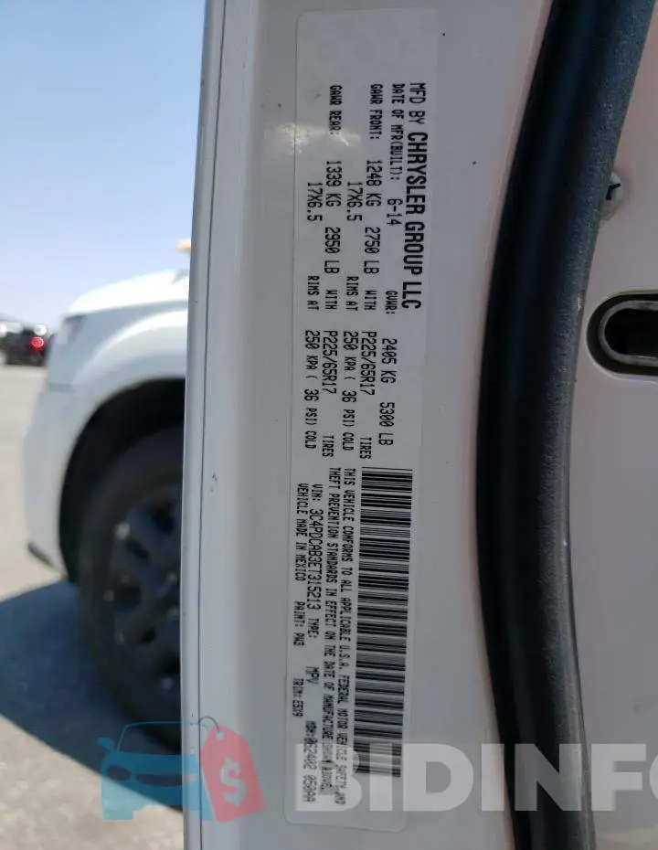 3C4PDCAB3ET315213 Photo# 14