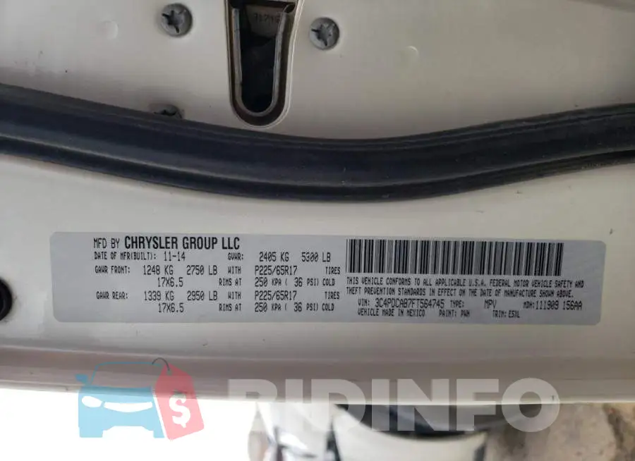 3C4PDCAB7FT564745 Photo# 13