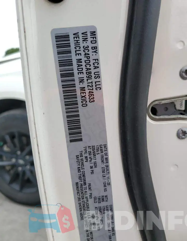 3C4PDCAB9LT274633 Photo# 13