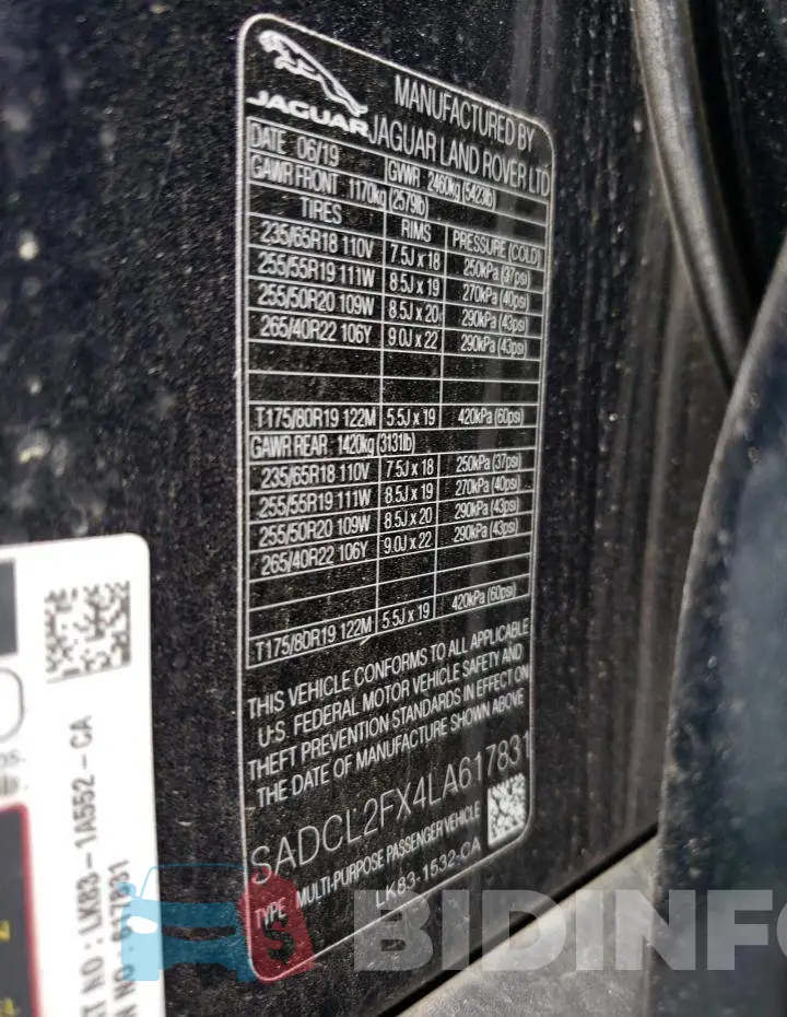 SADCL2FX4LA617831 Photo# 13