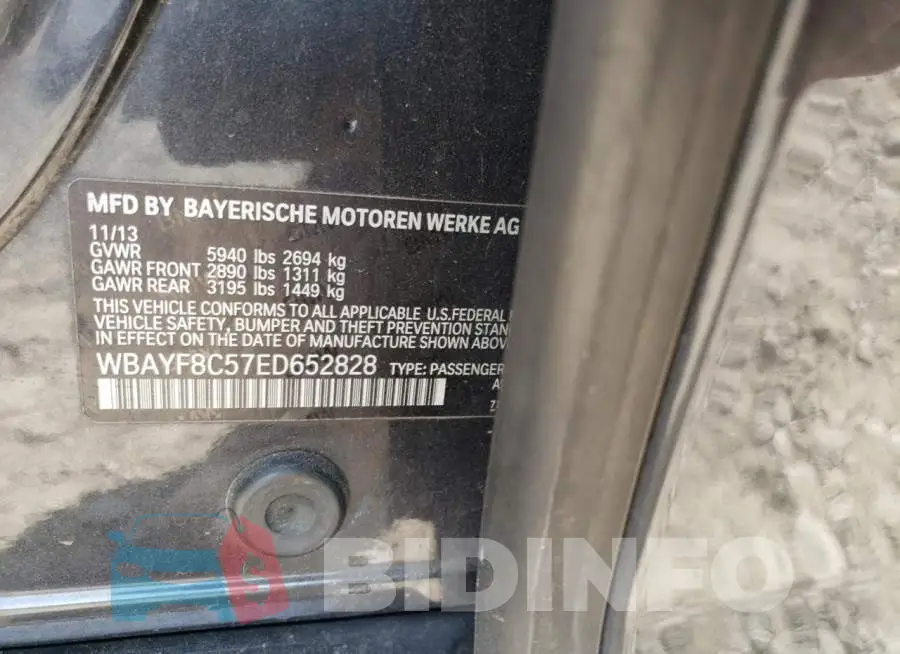 WBAYF8C57ED652828 Photo# 12