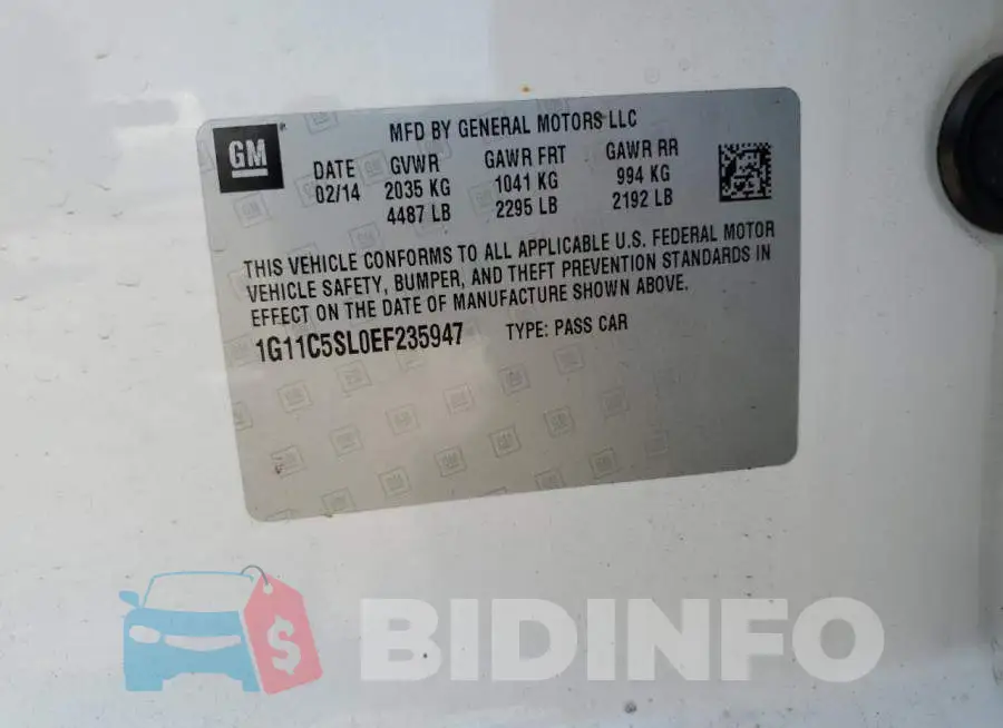 1G11C5SL0EF235947 Photo# 12