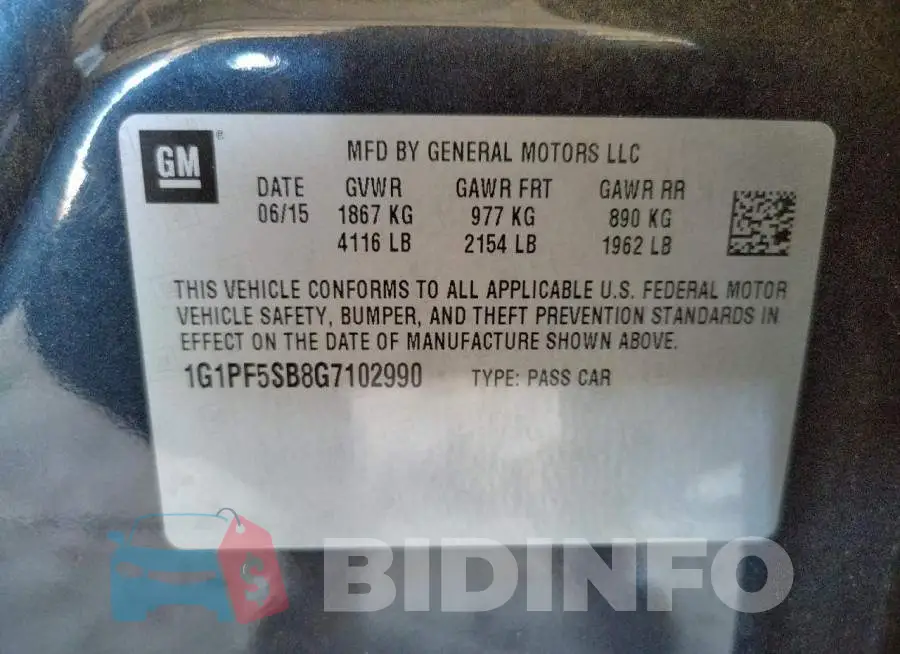 1G1PF5SB8G7102990 Photo# 12