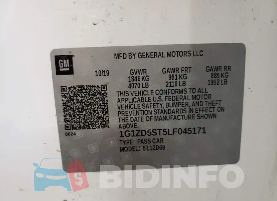 1G1ZD5ST5LF045171 Photo# 12