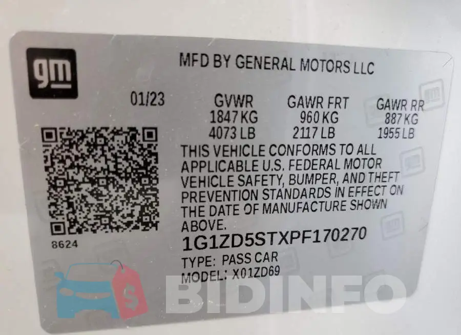 1G1ZD5STXPF170270 Photo# 12