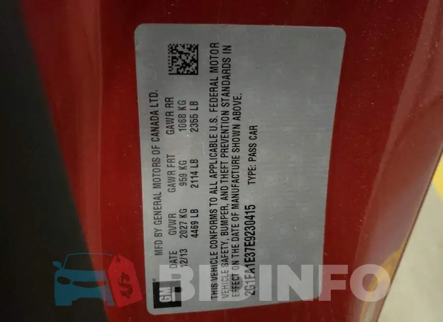 2G1FA1E37E9230415 Photo# 12