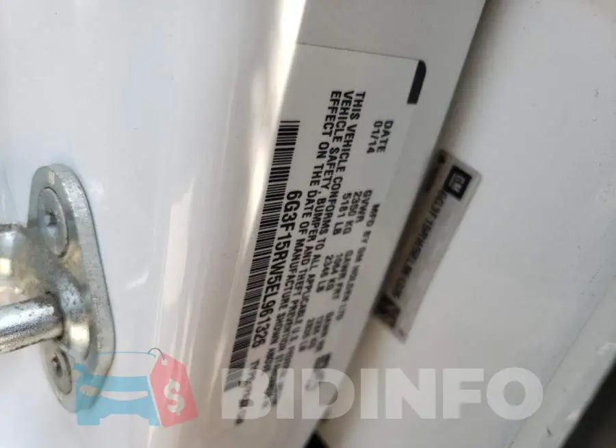 6G3F15RW5EL961326 Photo# 13