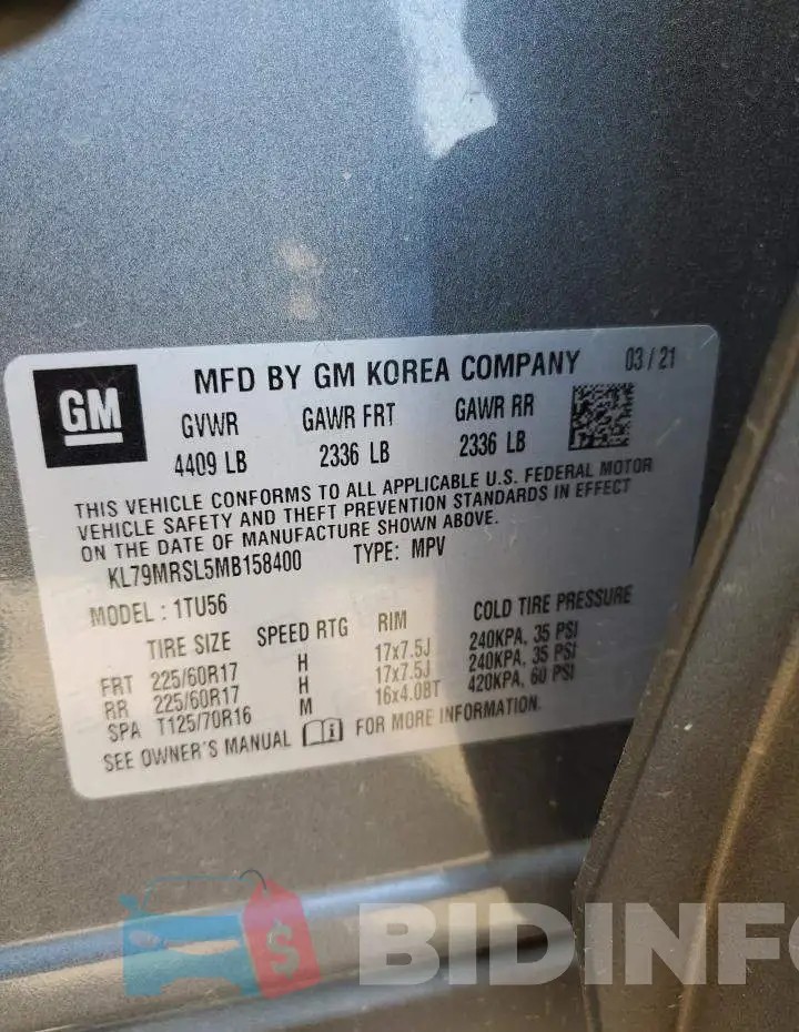 KL79MRSL5MB158400 Photo# 14