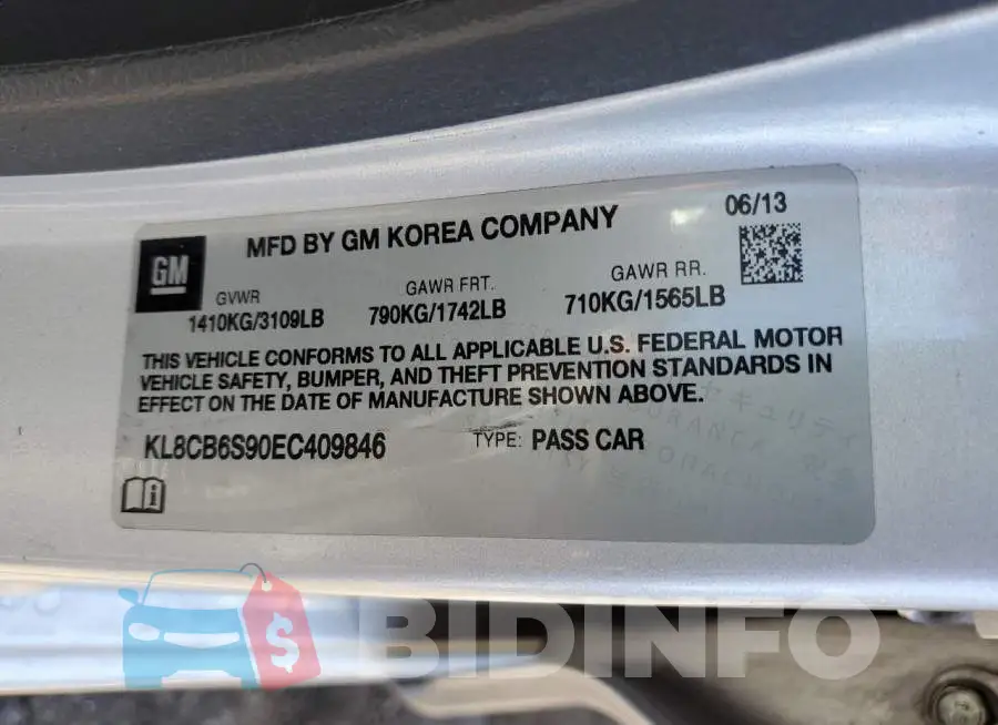 KL8CB6S90EC409846 Photo# 12