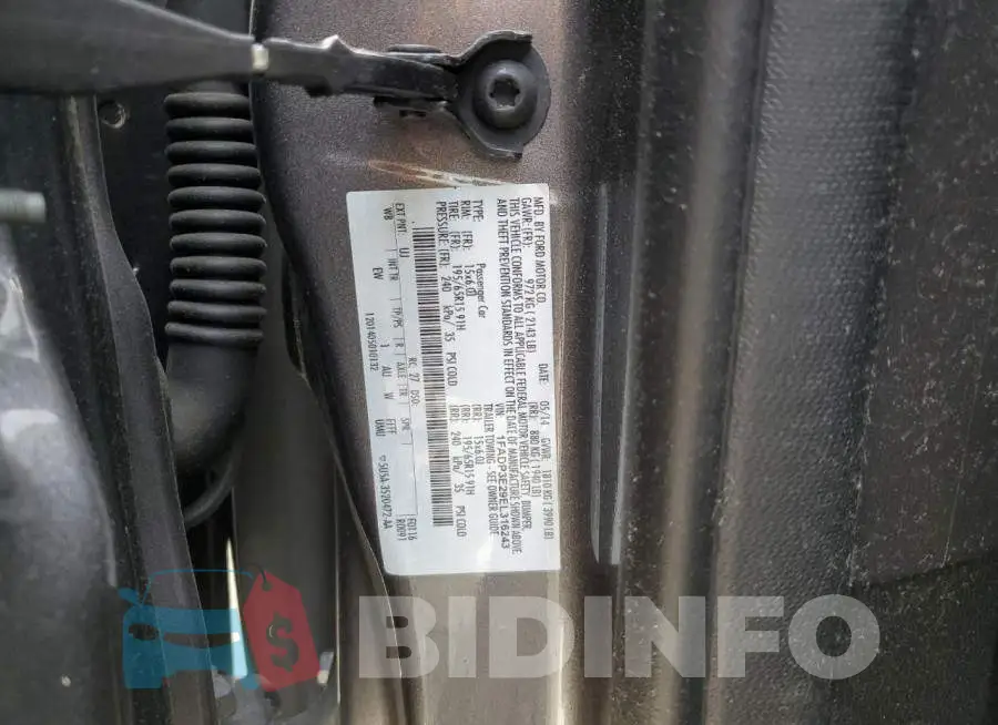 1FADP3E29EL316243 Photo# 12