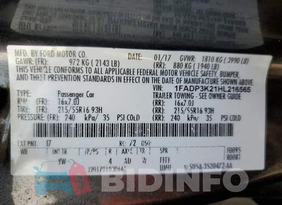1FADP3K21HL216565 Photo# 12