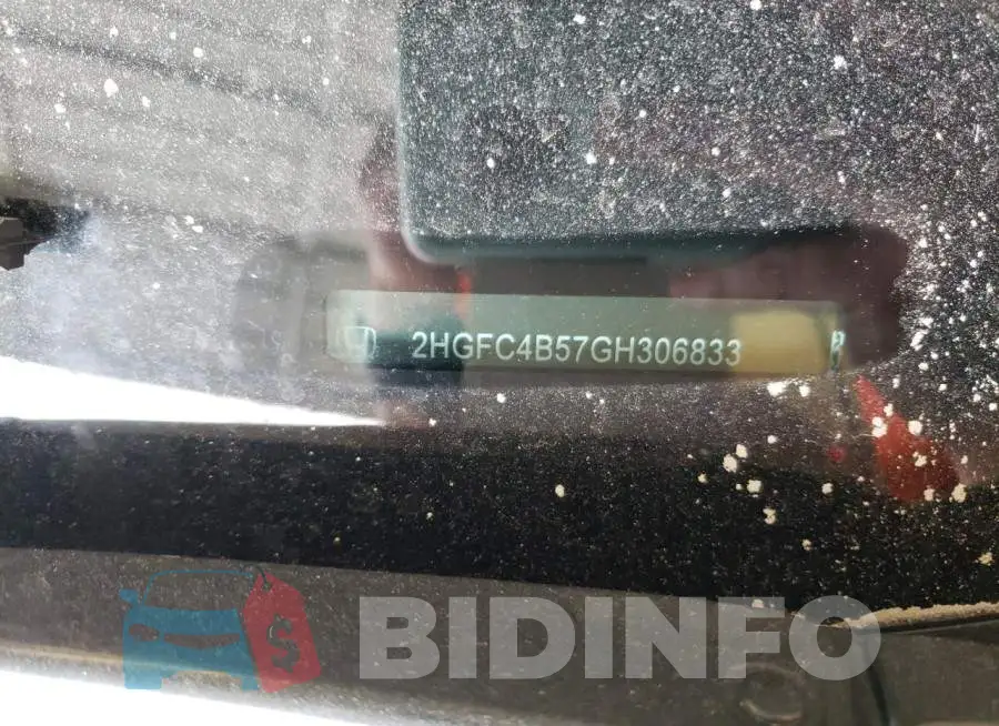 2HGFC4B57GH306833 Photo# 13