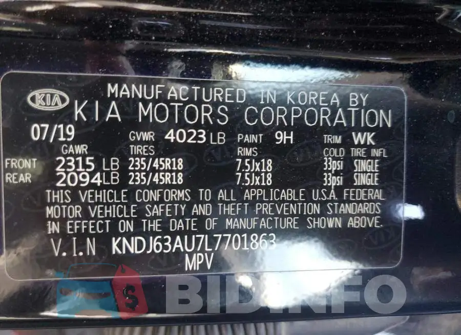 KNDJ63AU7L7701863 Photo# 12