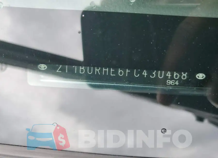 2T1BURHE6FC430468 Photo# 12