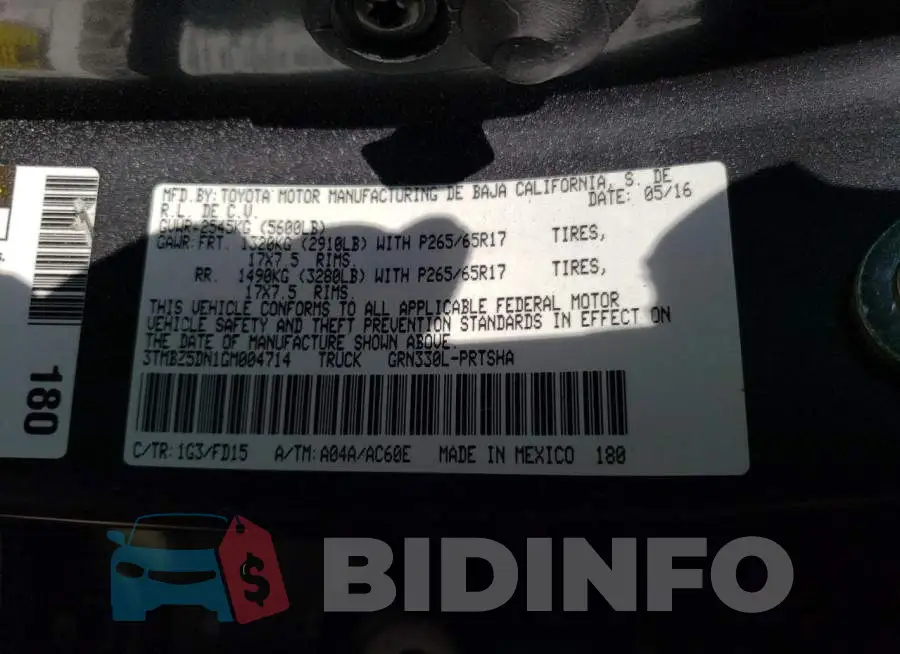 3TMBZ5DN1GM004714 Photo# 12