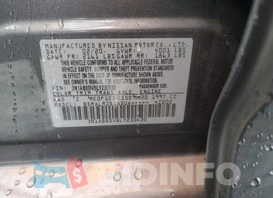 3N1AB8DV8LY230630 Photo# 12