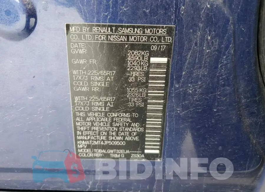 KNMAT2MT4JP509500 Photo# 13