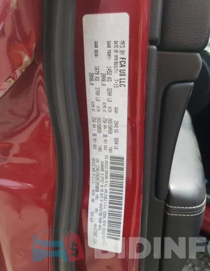 1C4RJFBG9FC950608 Photo# 13